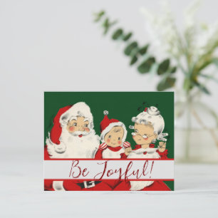 Jul om julfamiljen vykort