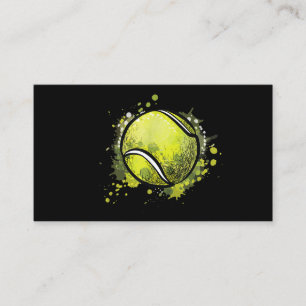 Jul om tennis Boll Sports och Tennis Älskare Visitkort
