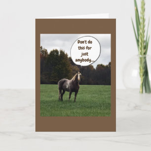 *JUL* ÖNSKAR från en speciell häst Kort