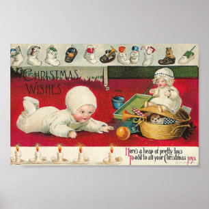 Jul Önskemål Baby och Leksak Poster