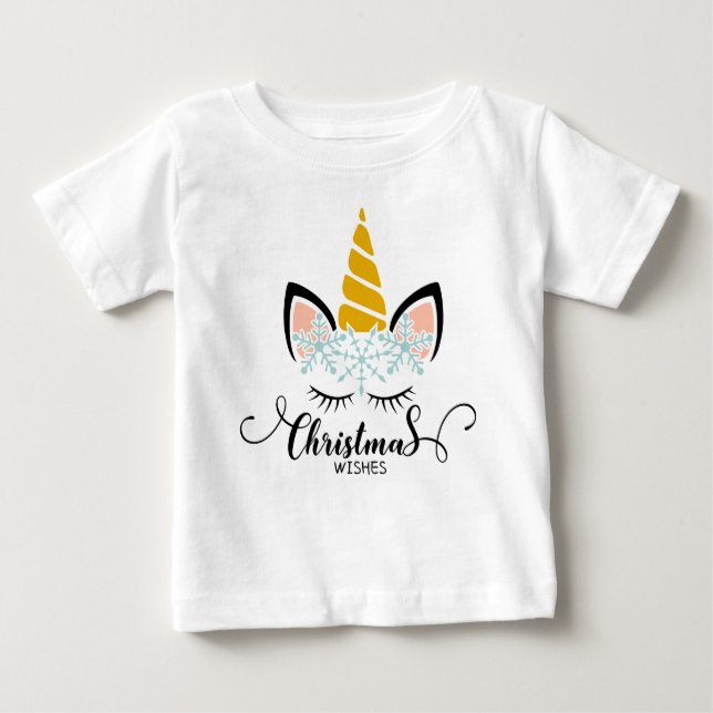 Jul önskemål baby T-Shirt (Framsida)