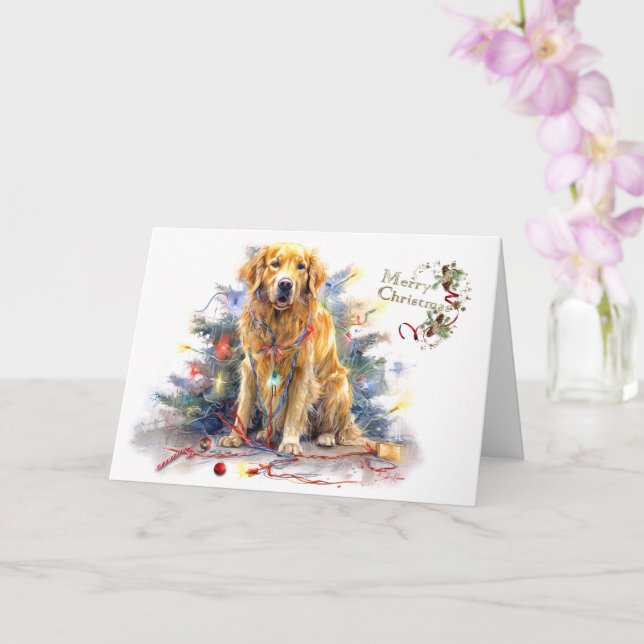 Jul Önskemål i Tangled Delight jul Kort (Orkide)