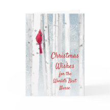 Jul Önskemål Red Cardinal for Nurse