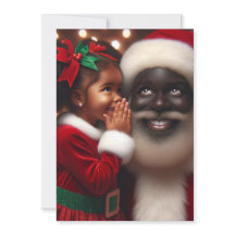 Jul-Önskemål - svarta julkort