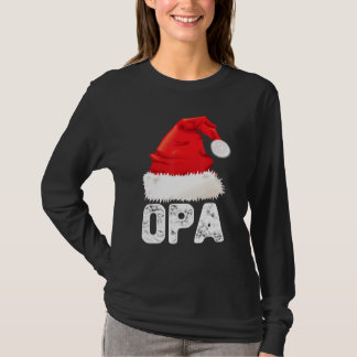 Jul Opa Tomtehatt Xmas Matchande Familj T Shirt