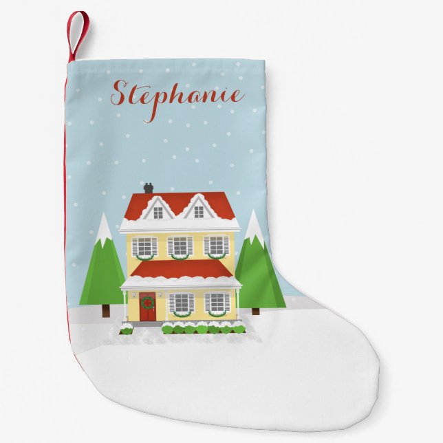 Jul - öppet hus liten julstrumpa (Framsidan)