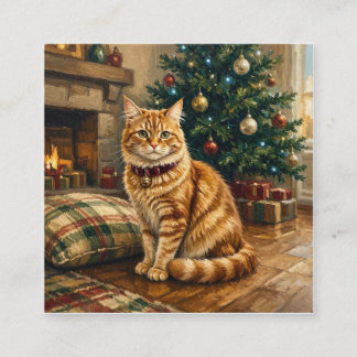 jul orange tabby tilläggskort