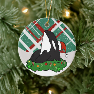 Jul Orca Julgransprydnad Keramik
