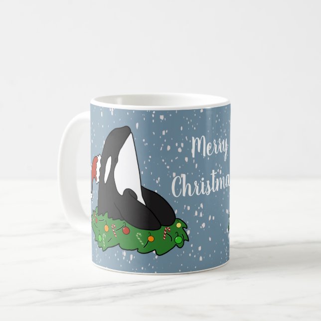 Jul Orca Kaffemugg (Framsida vänster)