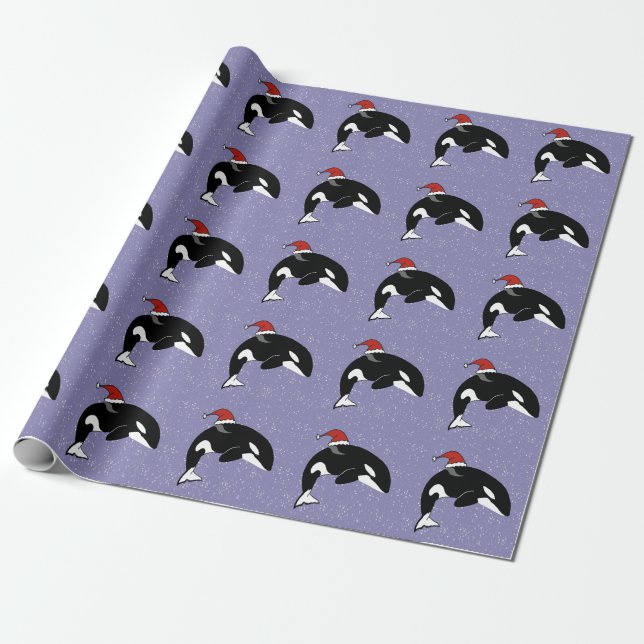 jul Orca Killer Whale  Presentpapper (Utrullad)