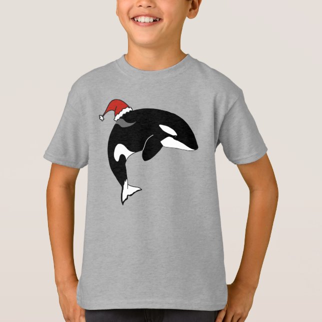 jul Orca Killer Whale T Shirt (Framsida)