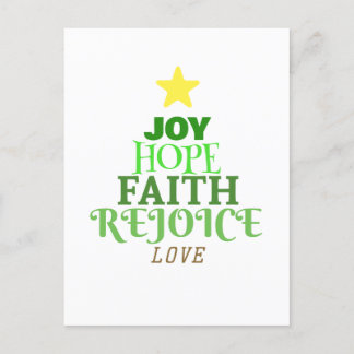 Jul Ord Julgran Helg Vykort