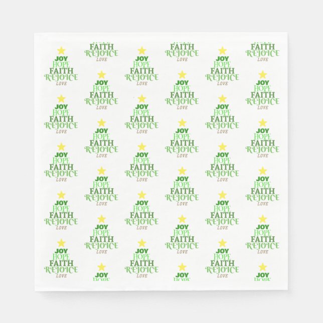 Jul Ord Julgran Pappersservett (Framsidan)