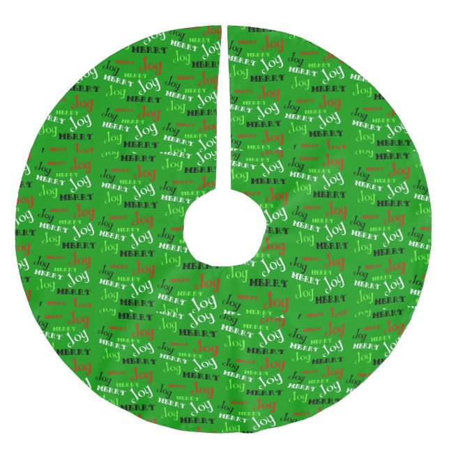 Jul Ord Julgransmatta Borstad Polyester (Framsidan)