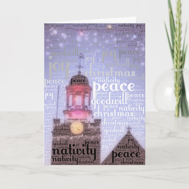 Jul-ord-kort Helgkort (Framsida)