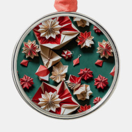 Jul origami hantverk11- Keramisk Ornament