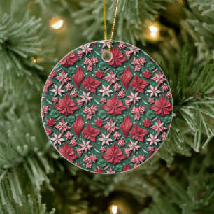 Jul origami hantverk 12- Keramisk Ornament