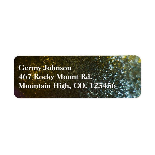 Jul Ornament 12 Returadress Etikett (Framsidan)