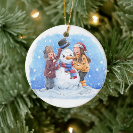 Jul Ornament 2 ansikte