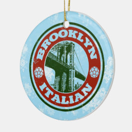 Jul Ornament Brooklyn Italienska amerikanske