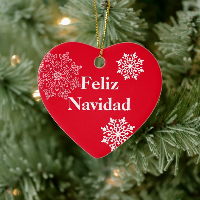 Jul Ornament Feliz Navidad (Träd)