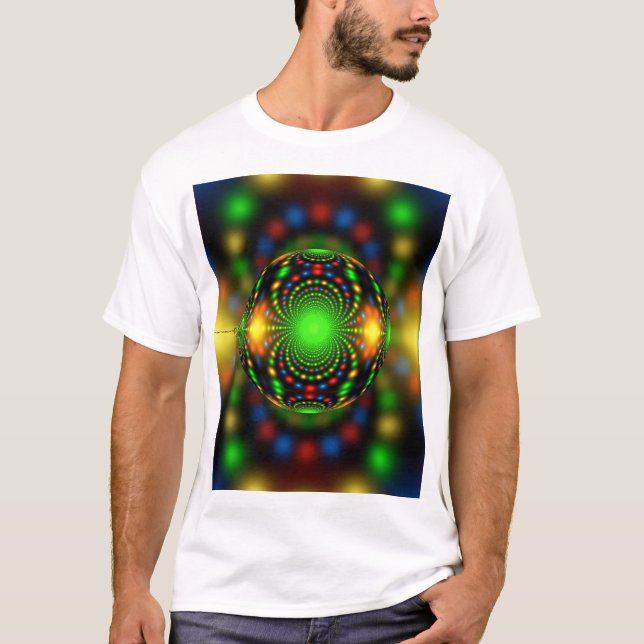 Jul - Ornament Fractal Design T Shirt (Framsida)