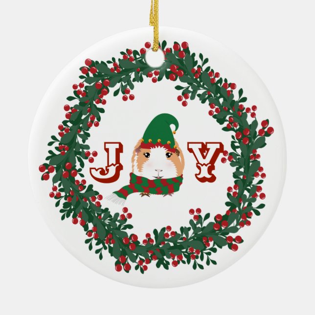 Jul Ornament Guinea Grisar (Baksidan)