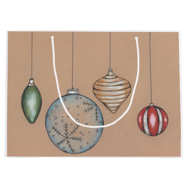 Jul Ornament Helgdag Bag (Framsidan)