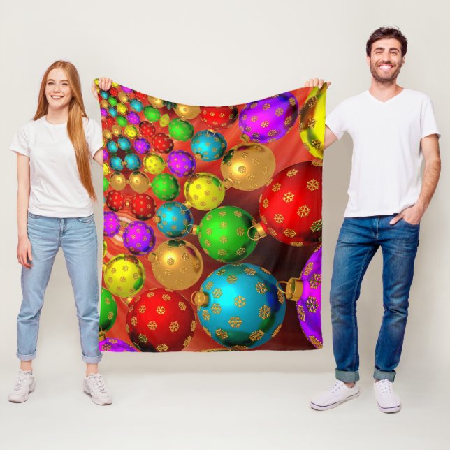 Jul Ornament Jamboree Fleecefilt (På plats)