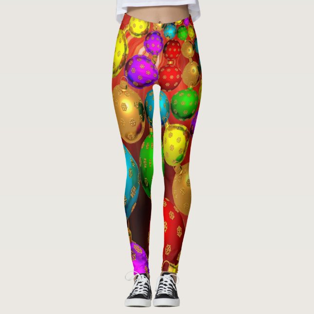 Jul Ornament Jamboree Leggings (Framsida)