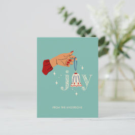 Jul Ornament Joy Helg Vykort