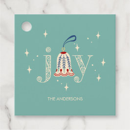 Jul Ornament Joy Helgdag Gåvor Etiketter