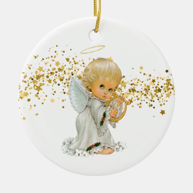 Jul Ornament Little Angel Ceramic Ornament (Framsidan)