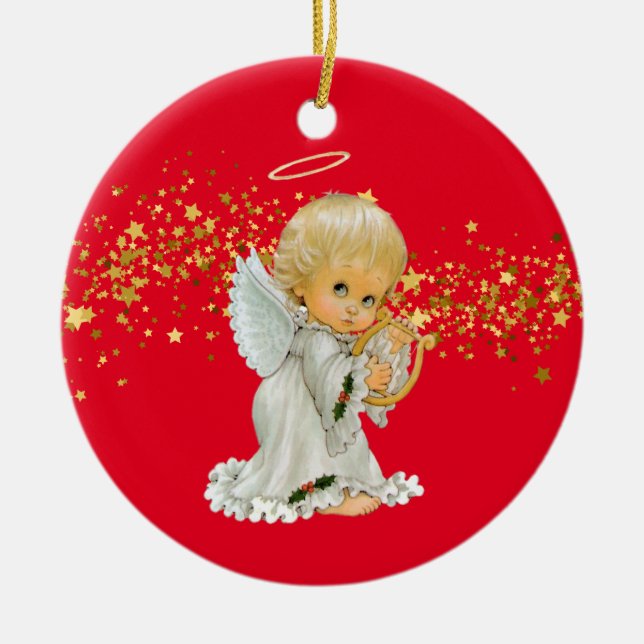 Jul Ornament Little Angel Ceramic Ornament (Framsidan)