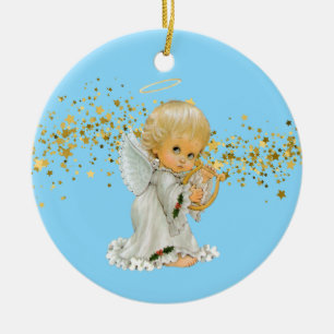 Jul Ornament Little Angel Ceramic Ornament