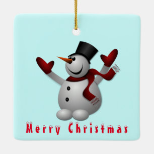Jul Ornament Lycklig Snögubbe