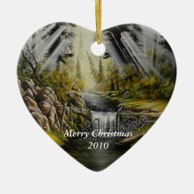 Jul Ornament med målning (Framsidan)