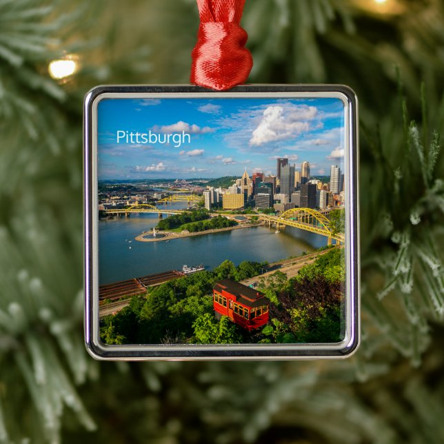 Jul Ornament-Pittsburgh w/ Incline Julgransprydnad Metall (Träd)