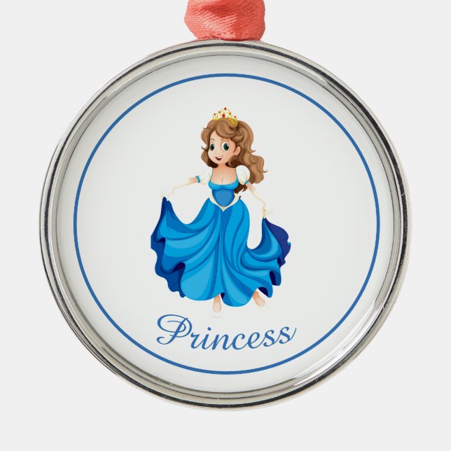 Jul Ornament-Princess Julgransprydnad Metall (Framsidan)