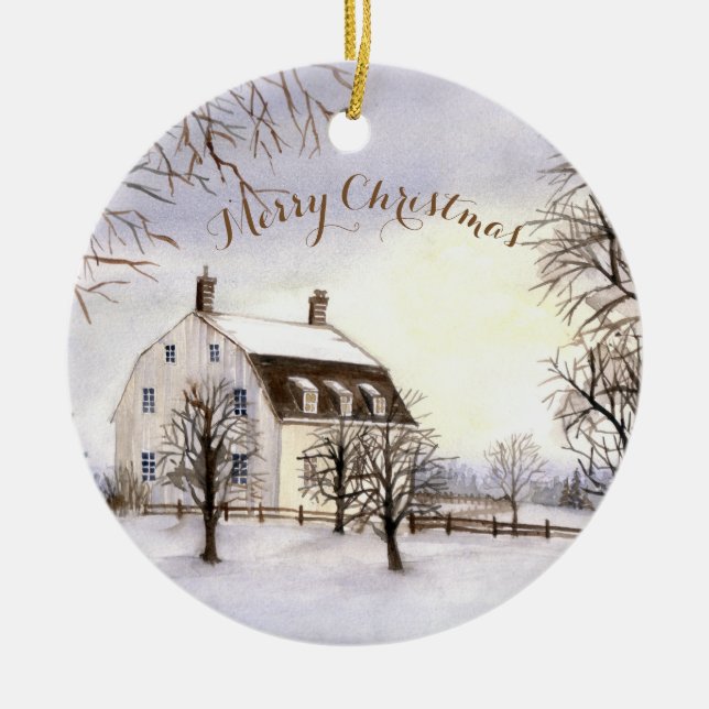 Jul Ornament Winter i New England (Framsidan)