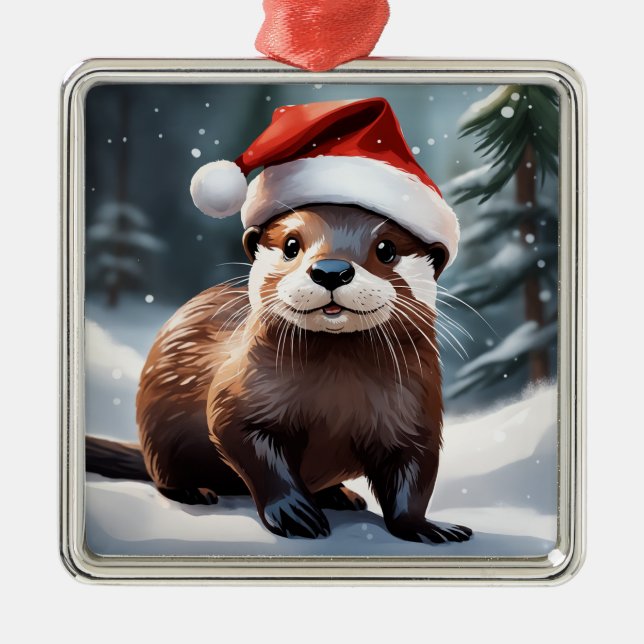 Jul Otter Ornament (Framsidan)