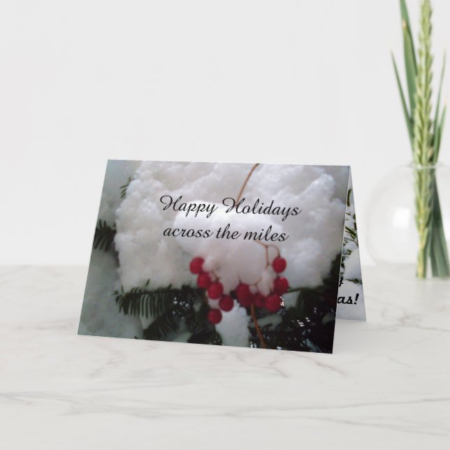 JUL ÖVER MILESkortet Helgkort (Framsida)