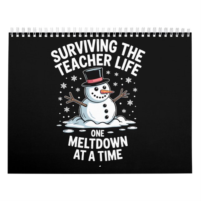 Jul överlevande lärarliv sammanbrott Xmas Kalender (Omslag)