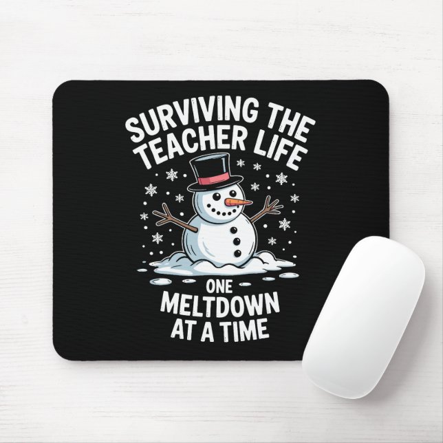 Jul överlevande lärarliv sammanbrott Xmas Musmatta (Med mus)