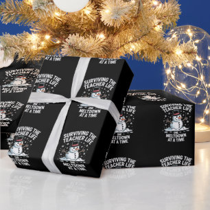 Jul överlevande lärarliv sammanbrott Xmas Presentpapper