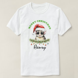 Jul Oz Djur Sugar Glider Familj Matchande Män T Shirt