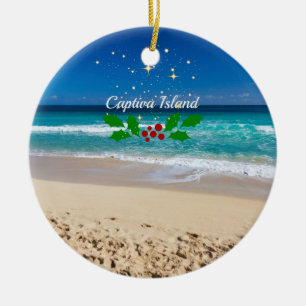 Jul på Captiva Island, Florida Ornament