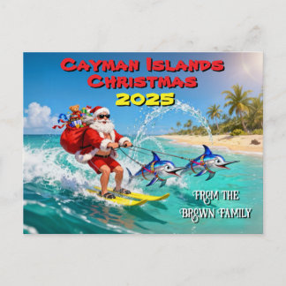 Jul på Caymanöarna vykort