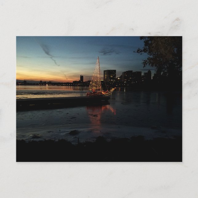 Jul på Charles Helgdag Vykort (Framsida)