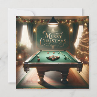 Jul på Cue-Klubben Julkort